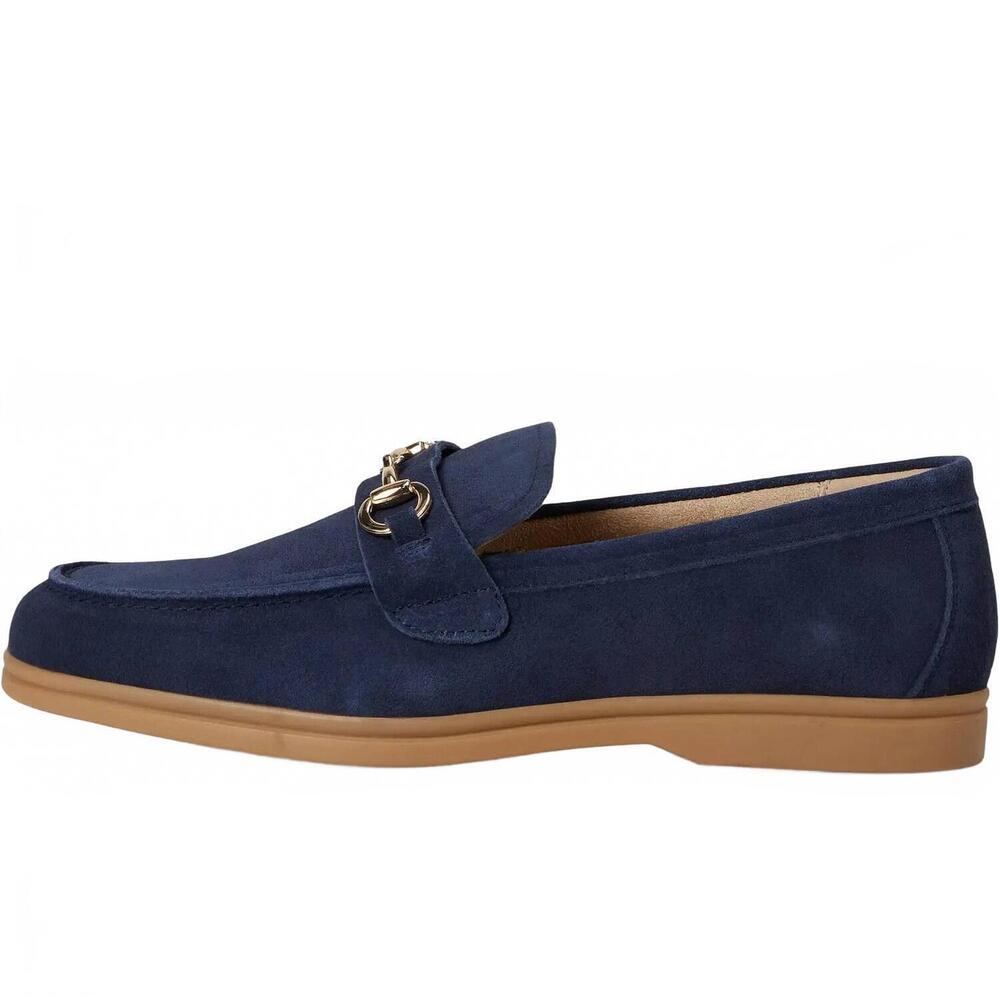 NEW SPRING STEP SHOES women's marlyn suede loafer in navy